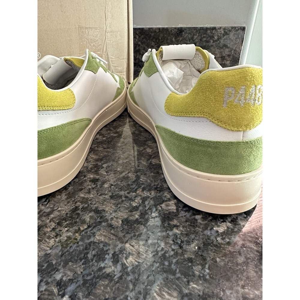 P448 Bali Way Sneakers EU 47, Men's 13-13.5. NWB Retail $325 Italy Made Leather - Picture 8 of 16